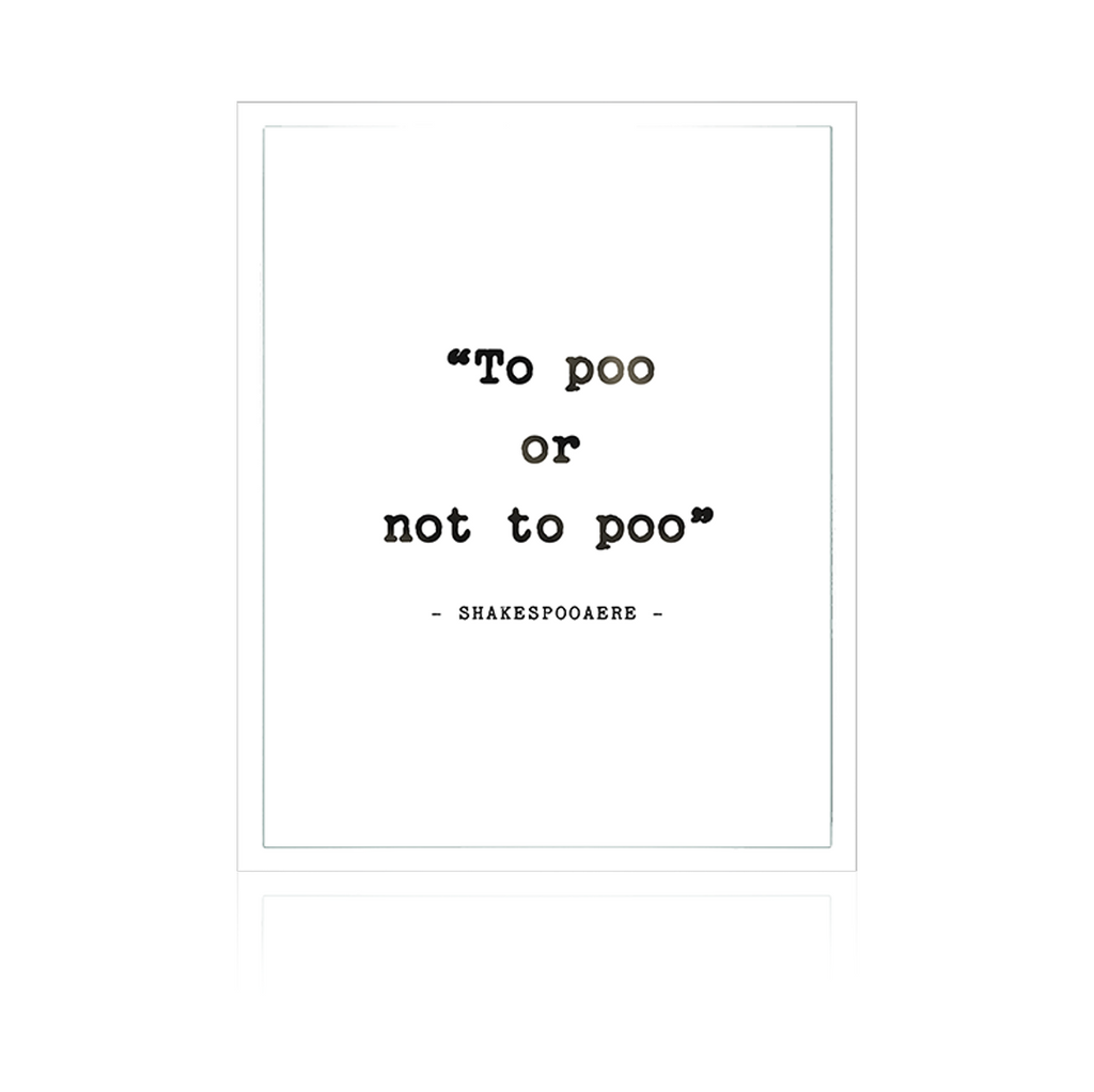 To poo or not to poo
