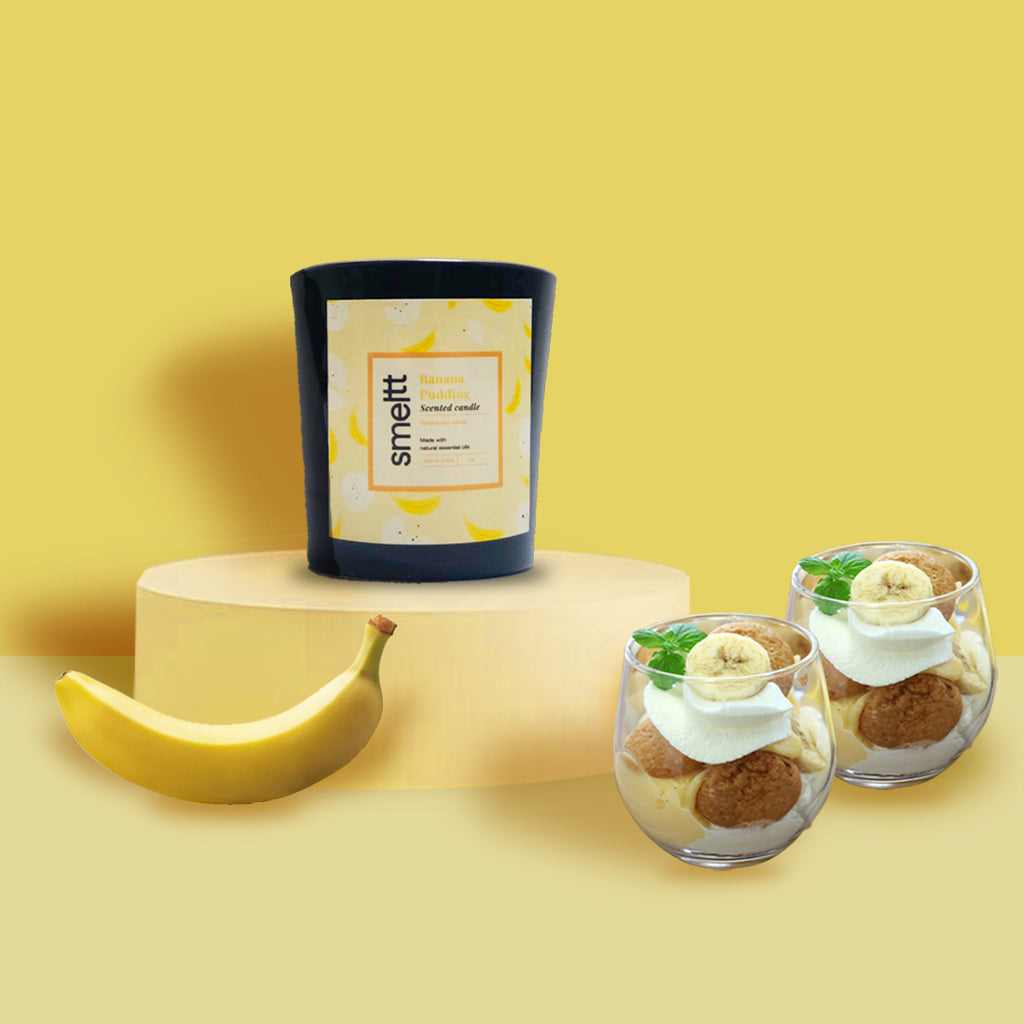Banana Pudding - Sweet Banana Pudding Scented Wax Melt - 1 Pack - 2 Ounces  - 6 Cubes