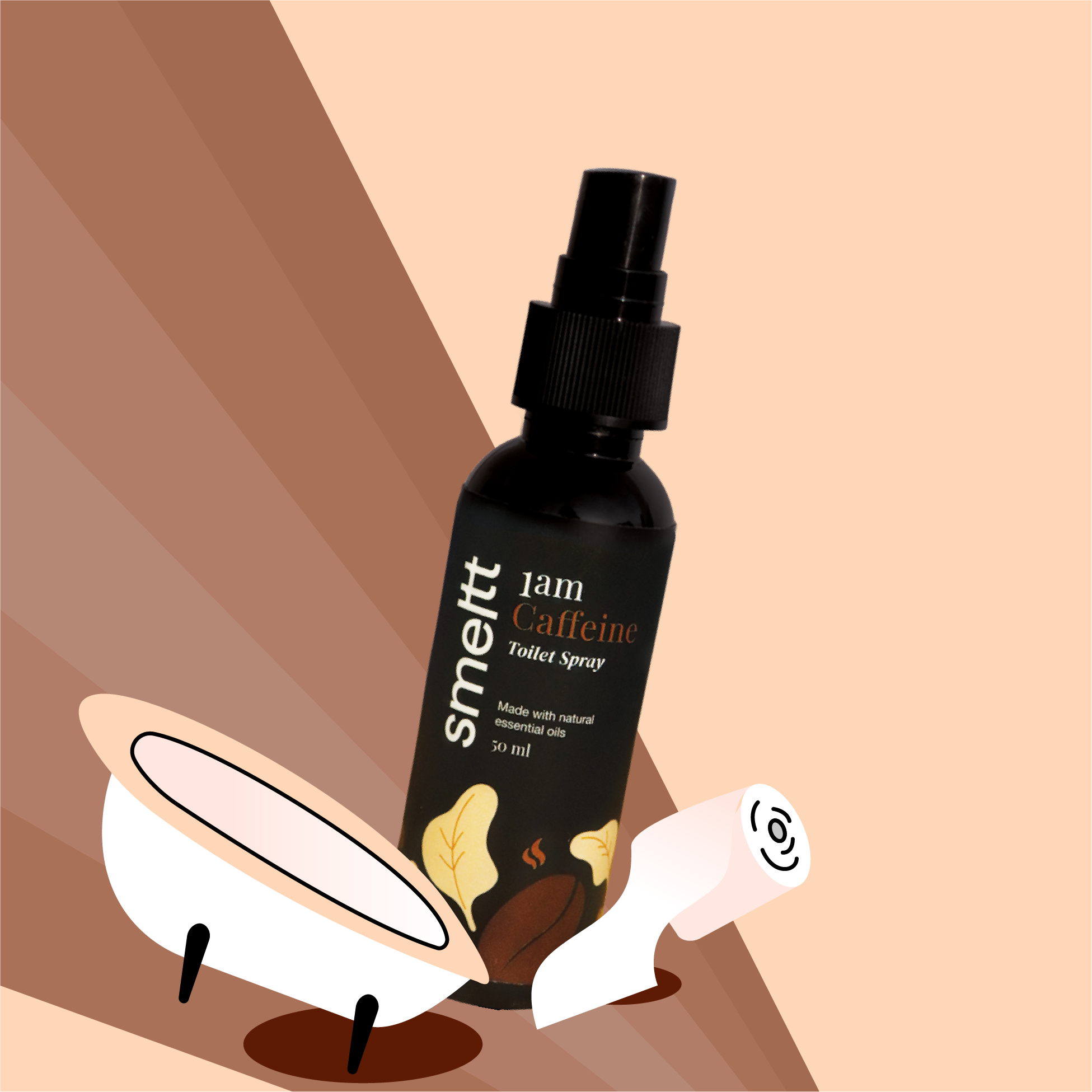 1 am caffeine toilet spray 50 ml